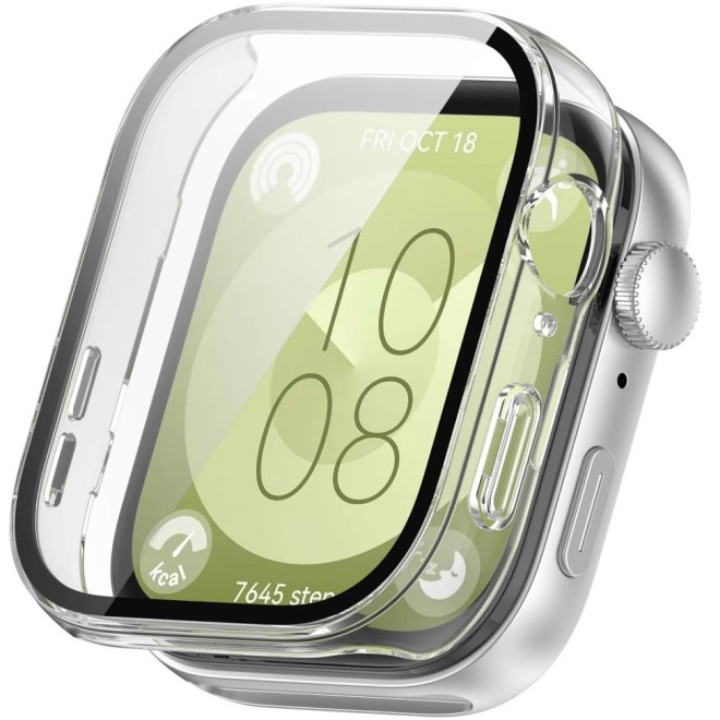 Θήκη με Tempered Glass - Huawei Watch Fit 3 - Tech-Protect Defence360 - Clear