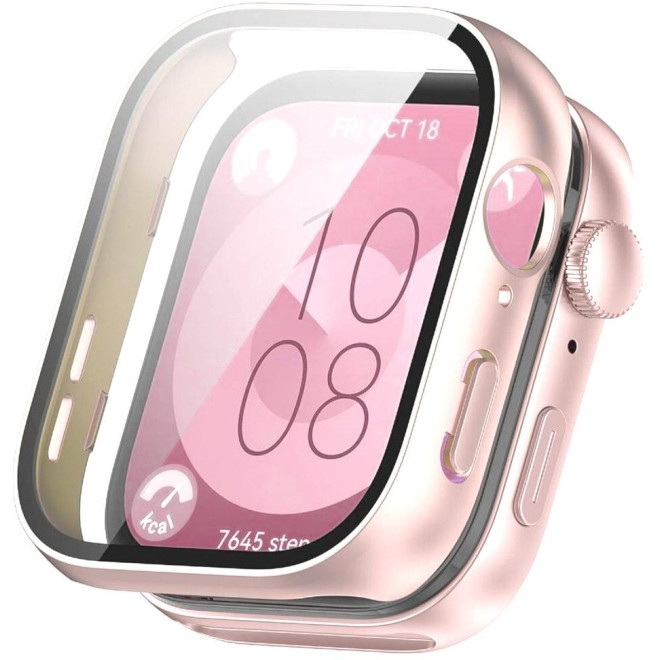 Θήκη με Tempered Glass - Huawei Watch Fit 3 - Tech-Protect Defence360 - Pink