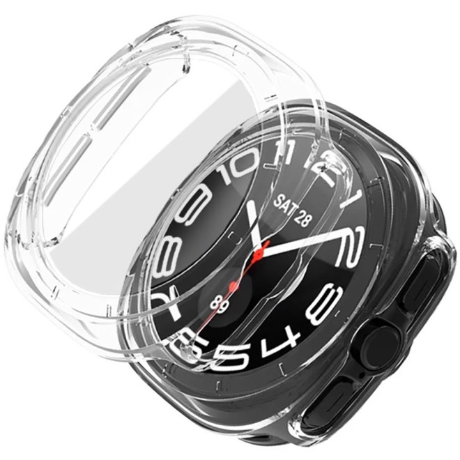 Θήκη με Tempered Glass - Samsung Galaxy Watch Ultra 47mm - Tech-Protect Defence360 - Clear
