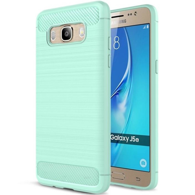 Θήκη TPU Carbon Samsung Galaxy J5 (2016) - Mint