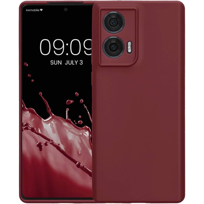 Θήκη Motorola Edge 50 Fusion KWmobile TPU Case Σιλικόνης Bordeaux Violet