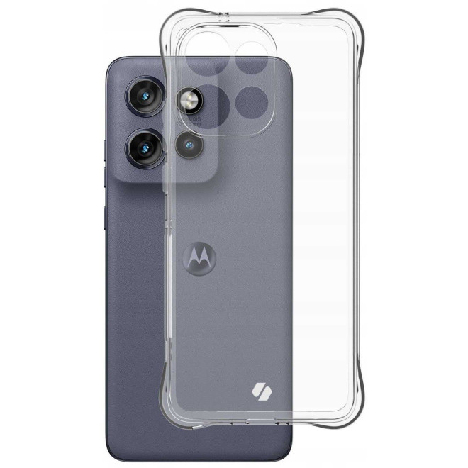 Θήκη Motorola Edge 50 Neo / ThinkPhone 25 Spacecase Anti-Shock Διάφανη Σιλικόνης 1mm Clear