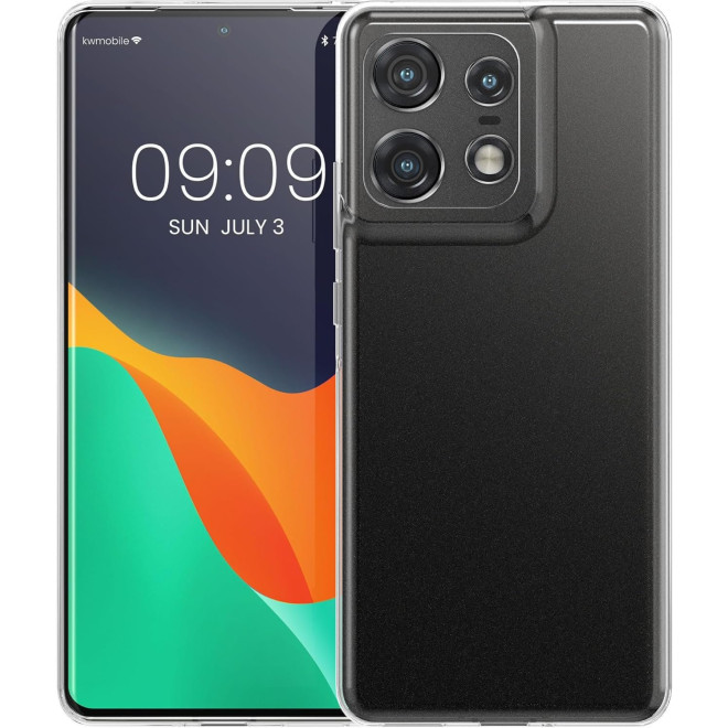 Θήκη Motorola Edge 50 Pro KWmobile Crystal TPU Διάφανη Σιλικόνης Transparent