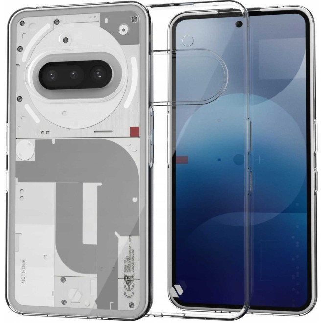 Θήκη Nothing Phone 3a Spacecase Clear Case Σκληρή Διάφανη 1mm Transparent