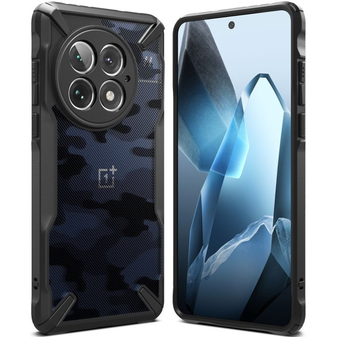Θήκη OnePlus 13 Ringke Fusion X Σκληρή Camo Black