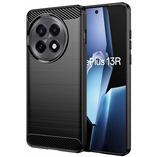 Θήκη OnePlus 13R Spacecase Carbon Σιλικόνης Black