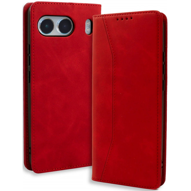 Θήκη OnePlus Nord 4 - Bodycell Book Case Πορτοφόλι - Red