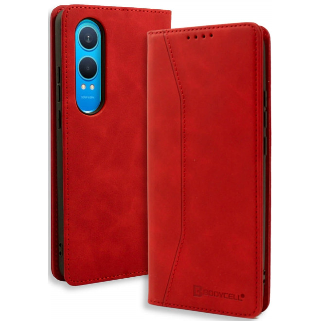 Θήκη OnePlus Nord CE4 Lite - Bodycell Book Case Πορτοφόλι - Red 