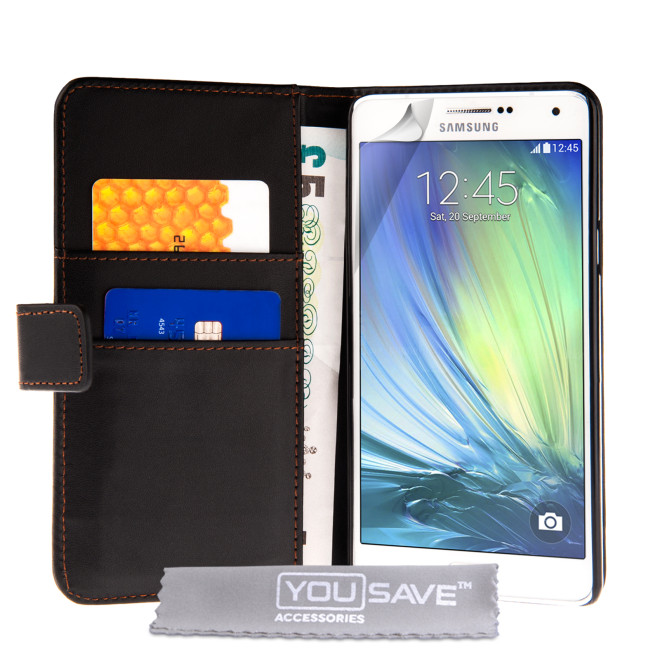 Μαύρο Πορτοφόλι Samsung Galaxy A7
