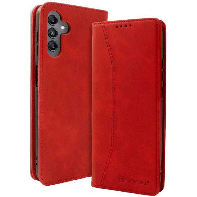 Θήκη Πορτοφόλι - Samsung Galaxy A15 - Bodycell Book Case - Red