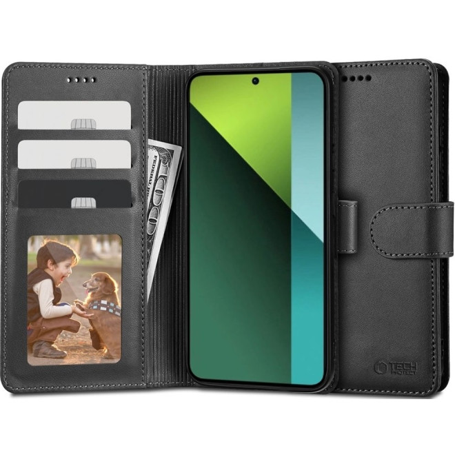 Θήκη Πορτοφόλι Xiaomi Redmi Note 13 Pro 5G / Poco X6 - Tech-Protect Wallet - Black