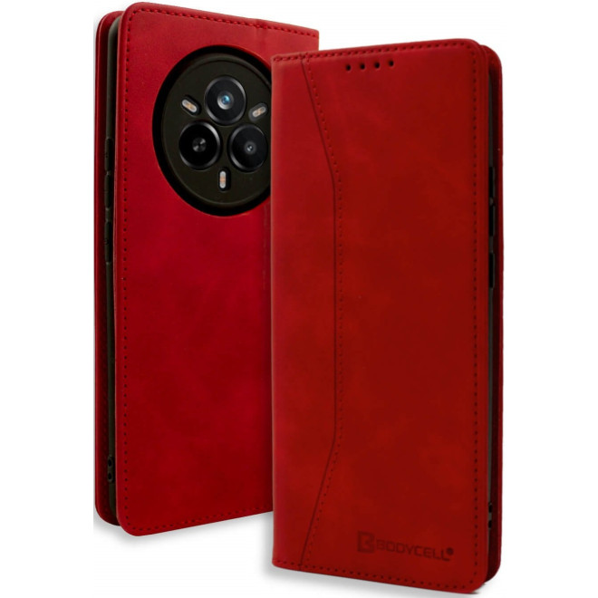 Θήκη Realme 14 Pro Bodycell Book Case Πορτοφόλι Red