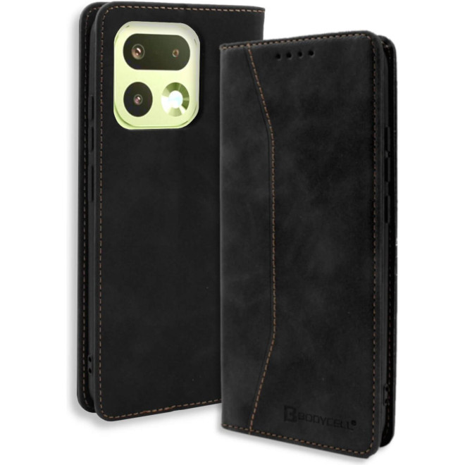 Θήκη Realme 16 Pro Plus Bodycell Book Case Πορτοφόλι Black