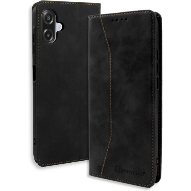 Θήκη Samsung Galaxy A07 4G Bodycell Book Case Πορτοφόλι Black