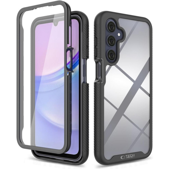 Θήκη Samsung Galaxy A16 Tech-Protect Defense360 Διάφανη Full Body 360° Black