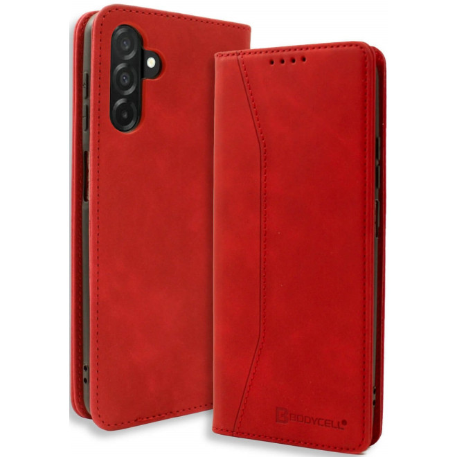 Θήκη Samsung Galaxy A26 Bodycell Book Case Πορτοφόλι Red