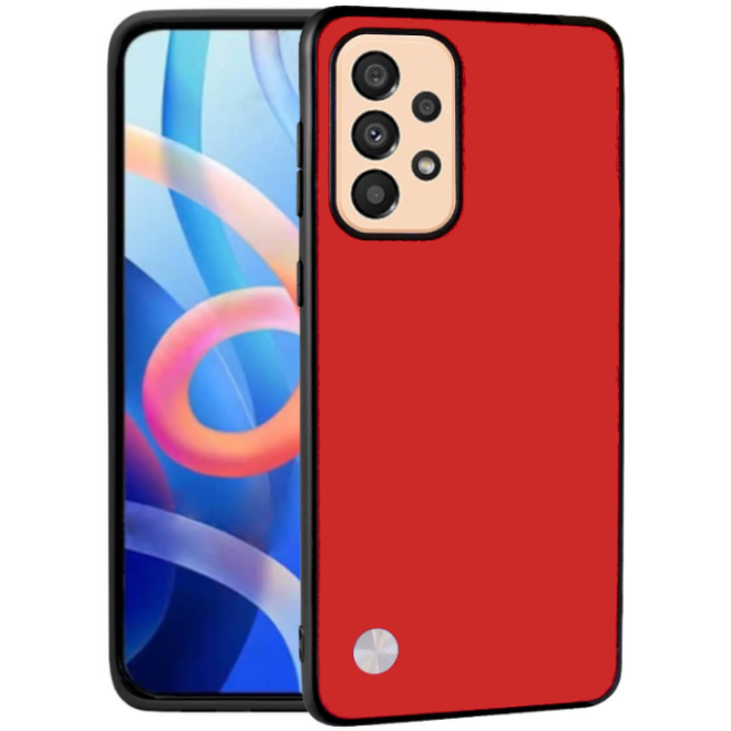 Θήκη Samsung Galaxy A33 5G Bodycell Vegan Cover Σκληρή Red