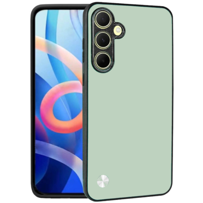 Θήκη Samsung Galaxy A35 Bodycell Vegan Cover Σκληρή Light Green