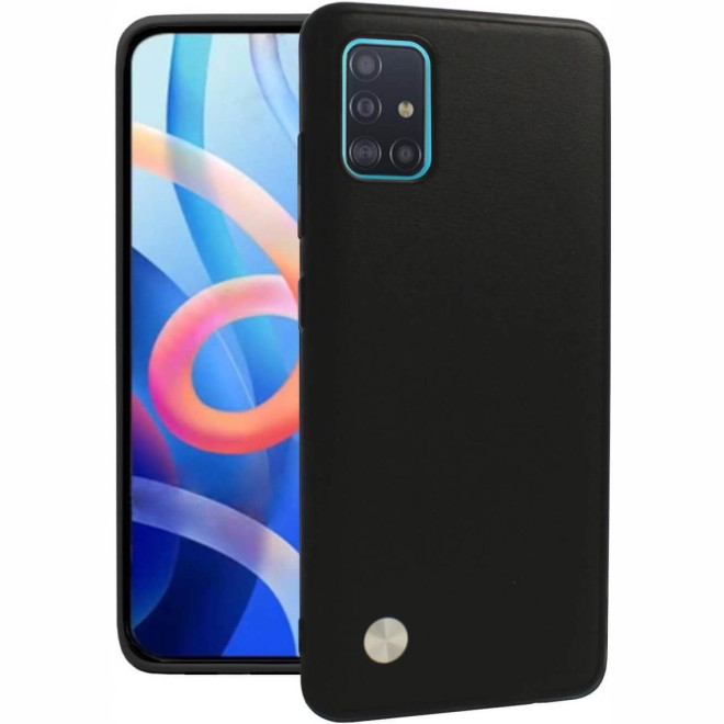 Θήκη Samsung Galaxy A51 Bodycell Vegan Cover Σκληρή Black 