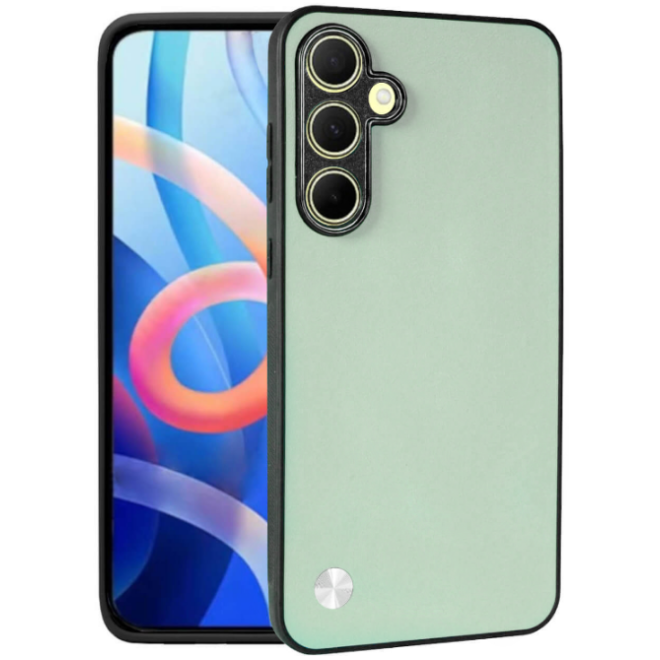 Θήκη Samsung Galaxy A55 Bodycell Vegan Cover Σκληρή Light Green