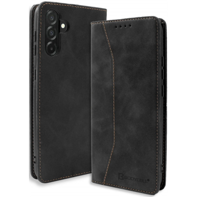 Θήκη Samsung Galaxy A56 Bodycell Book Case Πορτοφόλι Black