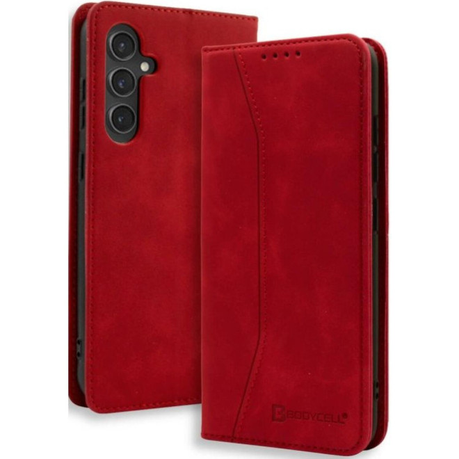 Θήκη Samsung Galaxy A57 Bodycell Book Case Πορτοφόλι Red