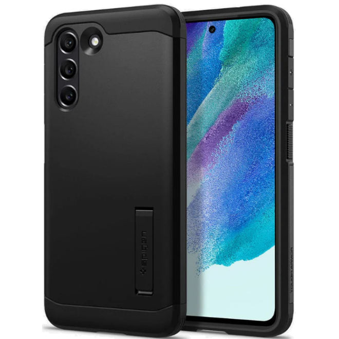 Θήκη Samsung Galaxy S21 FE 5G - Spigen Tough Armor Ανθεκτική Σκληρή - Black