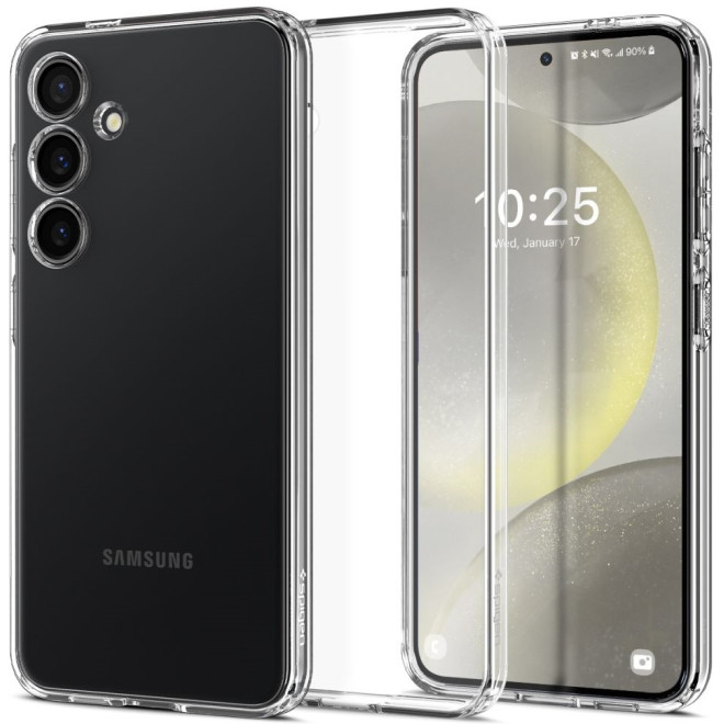 Θήκη Samsung Galaxy S24 - Spigen Liquid Crystal Σιλικόνης - Crystal Clear