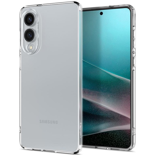 Θήκη Samsung Galaxy S25 Edge Spigen Liquid Crystal Σιλικόνης Crystal Clear