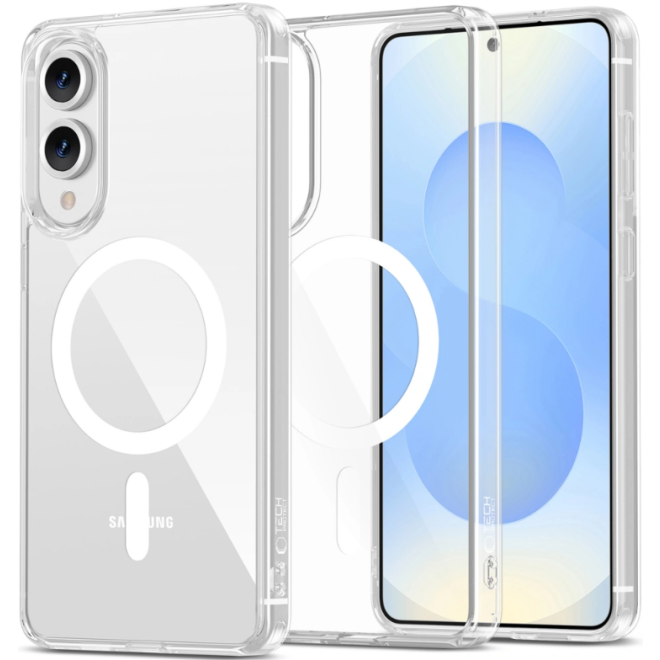 Θήκη Samsung Galaxy S25 Edge Tech-Protect FlexAir Hybrid Σκληρή Διάφανη με MagSafe Clear 