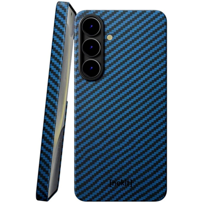 Θήκη Samsung Galaxy S25 Plus Nekit Fiber Σκληρή με MagSafe Aramid Fiber 1mm 1500D Kevlar Blue