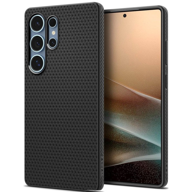 Θήκη Samsung Galaxy S25 Ultra Spigen Liquid Air Σιλικόνης Matte Black