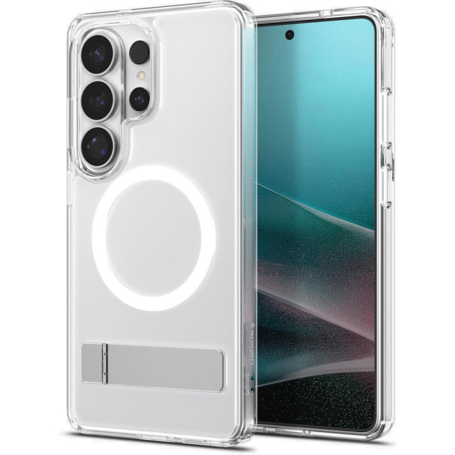 Θήκη Samsung Galaxy S26 Ultra Spigen Ultra Hybrid S MagFit Ανθεκτική Σκληρή με MagSafe Clear / White