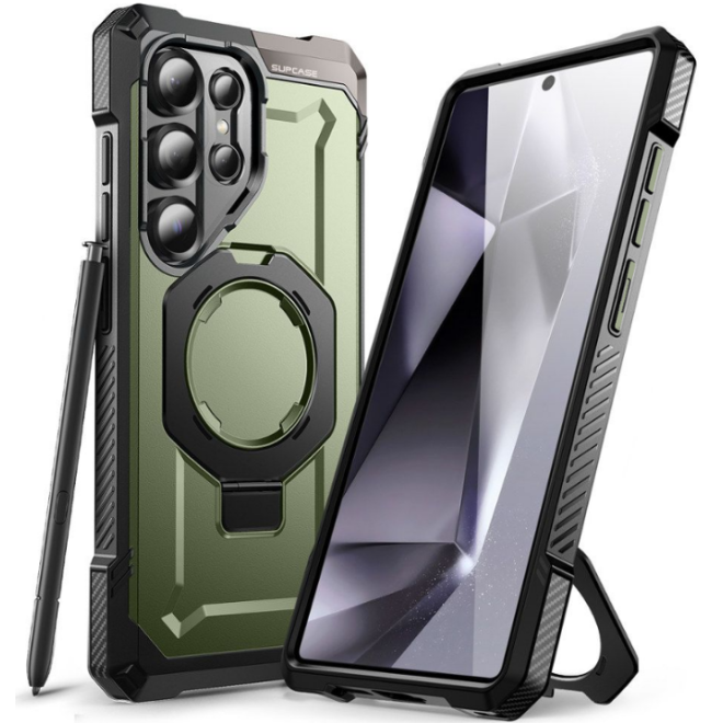 Θήκη Samsung Galaxy S25 Ultra Supcase Unicorn Beetle Grip Mag Ανθεκτική με MagSafe & KickStand Guldan