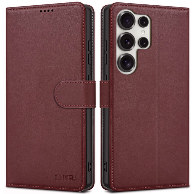 Θήκη Samsung Galaxy S25 Ultra Tech-Protect Wallet Πορτοφόλι Mulberry