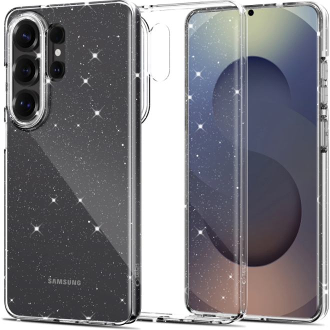Θήκη Samsung Galaxy S26 Ultra Tech-Protect FlexAir Διάφανη Σιλικόνης Glitter