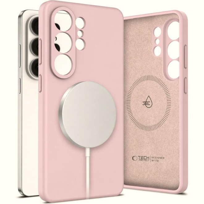 Θήκη Samsung Galaxy S26 Ultra Tech-Protect Silicone MagSafe Σιλικόνης με MagSafe Pink Pearl