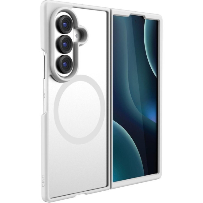 Θήκη Samsung Galaxy Z Fold8 Ultra Uniq Veren AF MagClick Ανθεκτική Ημιδιάφανη με MagSafe White
