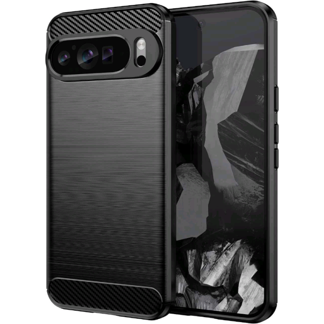 Θήκη Σιλικόνης - Google Pixel 9 Pro XL - Spacecase Carbon - Black