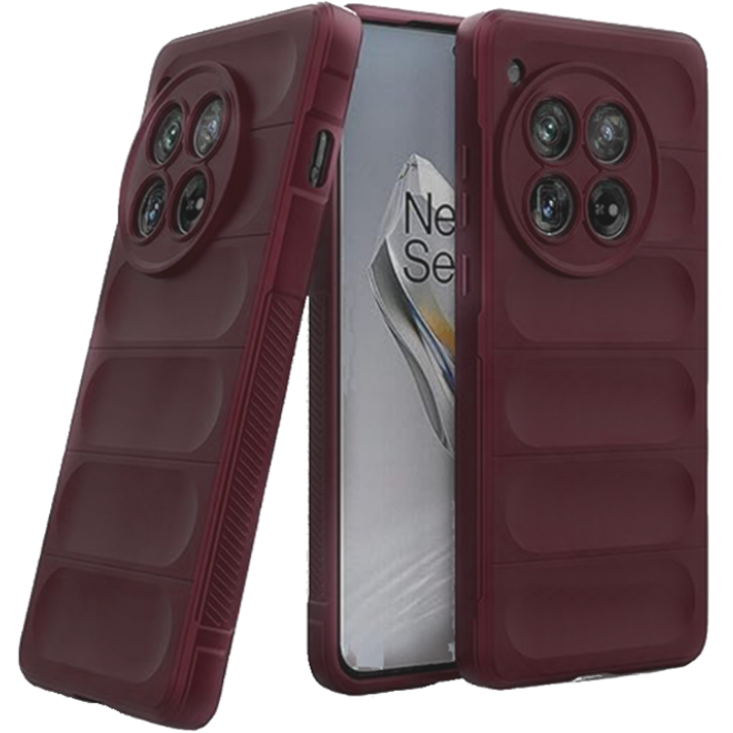 Θήκη Σιλικόνης - OnePlus 12 - Techsuit Magic Shield - Bordeaux 