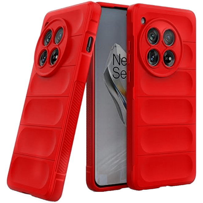 Θήκη Σιλικόνης - OnePlus 12 - Techsuit Magic Shield - Red
