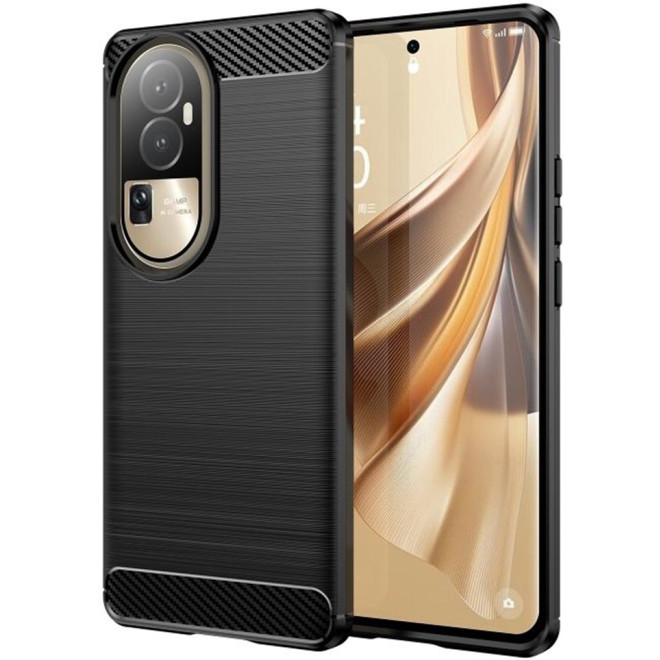 Θήκη Σιλικόνης - Oppo Reno10 Pro Plus - Techsuit Carbon Silicone - Black