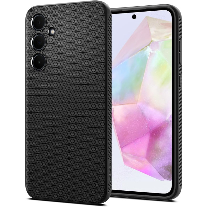 Θήκη Σιλικόνης - Samsung Galaxy A35 - Spigen Liquid Air - Matte Black