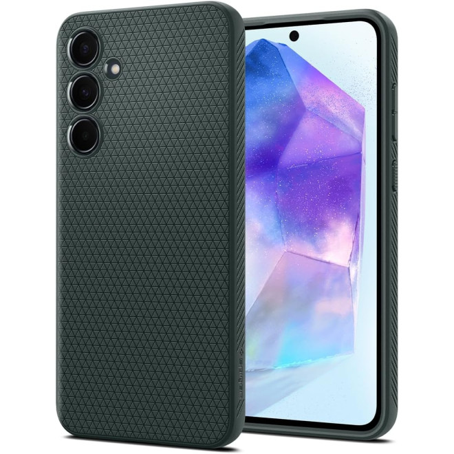 Θήκη Σιλικόνης - Samsung Galaxy A55 - Spigen Liquid Air - Abyss Green 