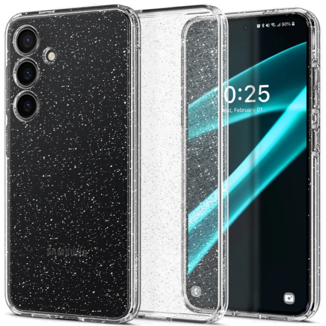 Θήκη Σιλικόνης - Samsung Galaxy S24 Plus - Spigen Liquid Crystal Glitter - Crystal Quartz