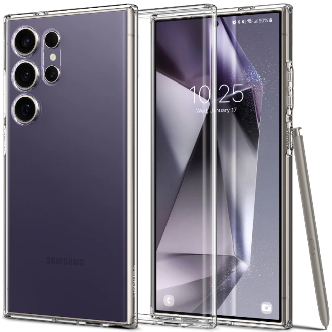 Θήκη Σιλικόνης - Samsung Galaxy S24 Ultra - Spigen Liquid Crystal - Crystal Clear