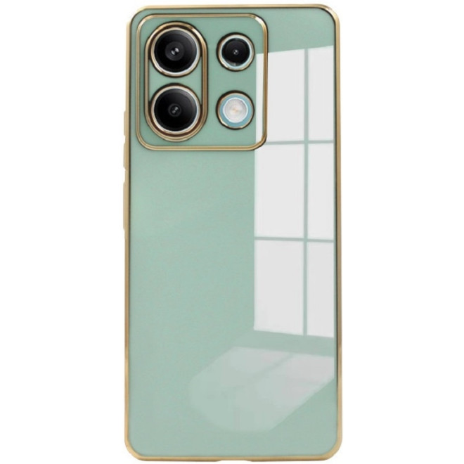 Θήκη Σιλικόνης - Xiaomi Redmi Note 13 Pro 5G / Poco X6 - Bodycell Gold Plated - Mint Green
