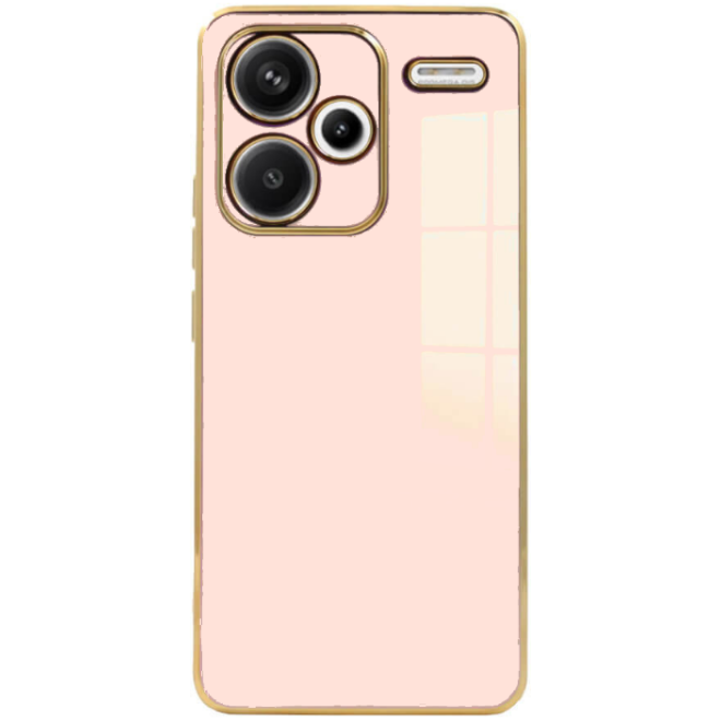 Θήκη Σιλικόνης - Xiaomi Redmi Note 13 Pro Plus - Bodycell Gold Plated - Pink