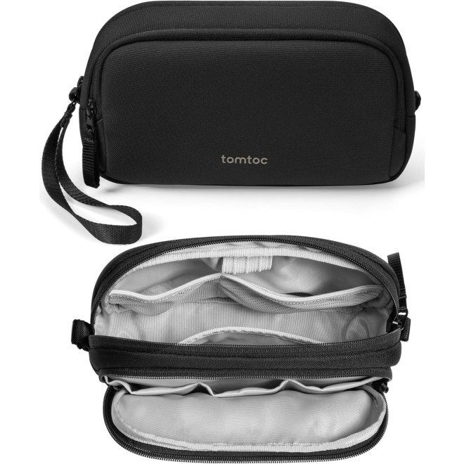 Θήκη Universal Tomtoc Light-T12 Accessory Pouch για Αξεσουάρ / PowerBank / Smartphone 1.8L Medium Black