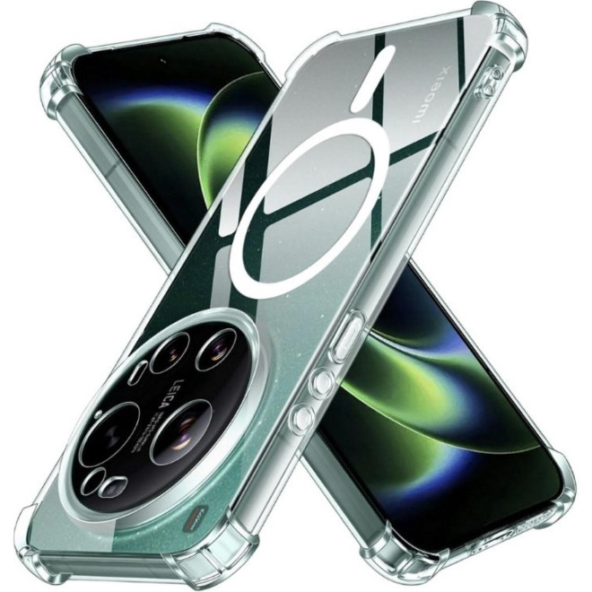 Θήκη Xiaomi 17 Ultra Techsuit Shockproof Clear Silicone Σιλικόνης με MagSafe Clear
